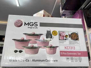 سرویس قابلمه 13 پارچه ام جی اس MGS طرح C کره ای KC1313 با ضمانت