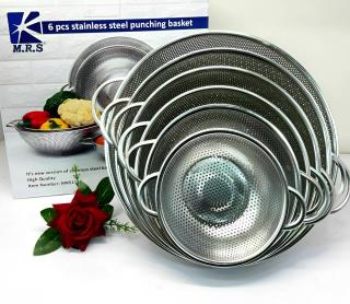 آبکش استیل  6 پارچه پانچ ام آر اس MRS آهنربا نگیر