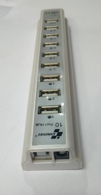 هاب USB .2 ده پورت استوک به همراه کابل
