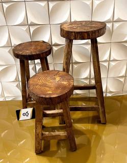 چهارپايه سه سايز چوبي