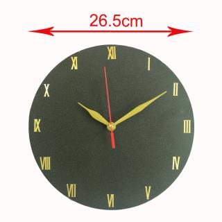 ساعت دیواری  طرح مشکی درخشان