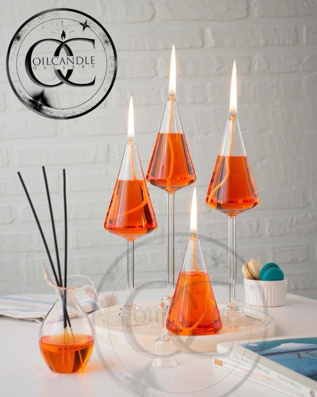 شمع تزئینی مدل هرمی