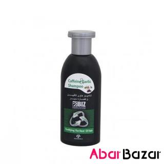 شامپوی مو کافئین و عصاره سیر دکتر بیز