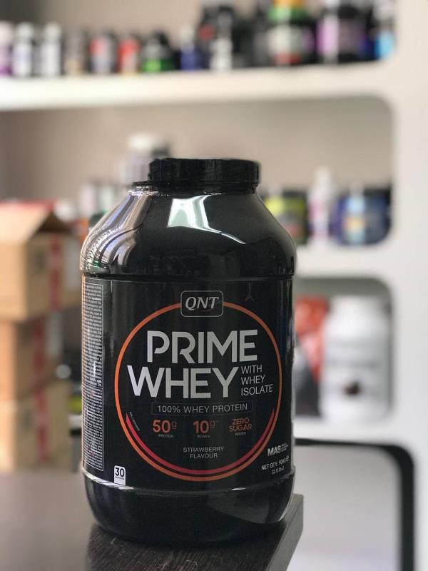 وی پروتئین پرایم ۱۰۰ درصد کیو ان تی prime whey QNT