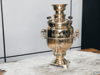 سماور زغالی برنزی