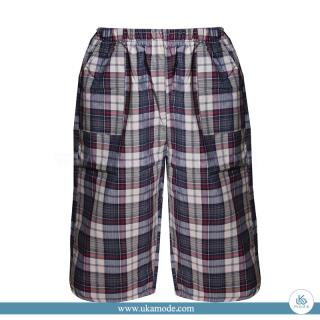 شلوارک مردانه نخی کمر کش