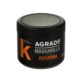 ماسک مو آگرادو مدل Keratin حجم 500 میلی‌ لیتر