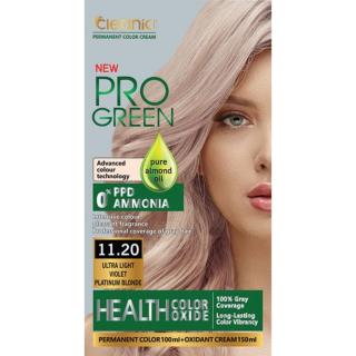 رنگ موبدون آمونیاک کلینیک رنگ بلوندپلاتینیوم بنفش کاملا روشن11.20