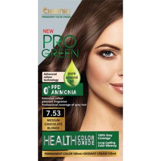 کیت رنگ موی بدون آمونیاک کلینیک رنگ بلوند شکلاتی متوسط 53