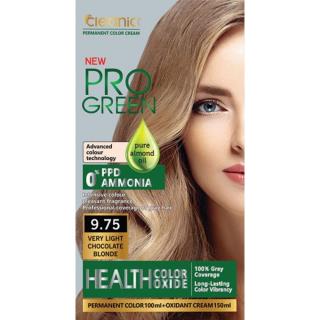 کیت رنگ موی بدون آمونیاک کلینیک رنگ بلوند شکلاتی کاملا روشن  9.75