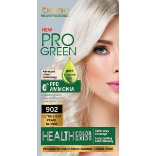 کیت رنگ موی بدون آمونیاک کلینیک رنگ بلوند مرواریدی کاملا روشن 902