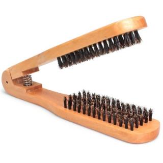 برس کراتین مو طرح چوب