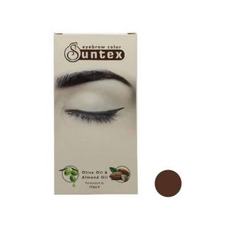 کیت رنگ ابرو سانتکس (Suntex) شماره N4-E5 رنگ قهوه‌ای روشن30 میل