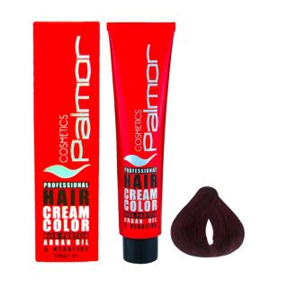 رنگ مو پالمور شماره 4.65 رنگ قهوه ای تنباکویی متوسط حجم 120 میل