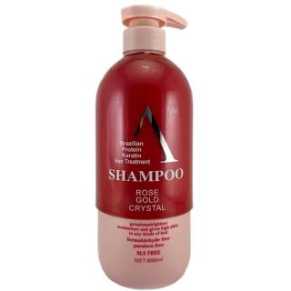 شامپو برزیلین پروتئین مدل RoseGold حجم 800 میلی لیتر