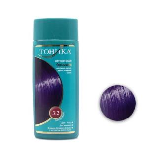 شامپو رنگ مو تونیکا شماره 3.2 رنگ بنفش بادمجانی حجم 150 میل