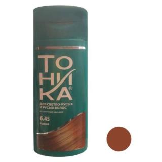 شامپو رنگساژ تونیکا مدل 2442 شماره 6.45 حجم 150 میل رنگ مسی