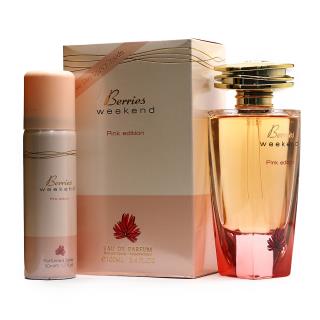 عطر ادکلن زنانه باربری ویکند فراگرنس ورد بهمراه اسپری رایگان