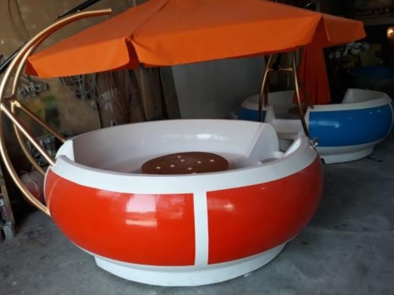 قایق موتوری گرد دوناتی هشت نفره