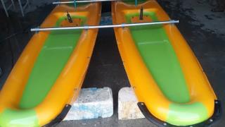 قایق پدالی دوچرخه ای دونفره و تک نفره