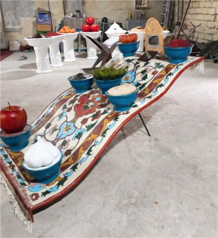 المان هفت سین فایبرگلاس زرین کار