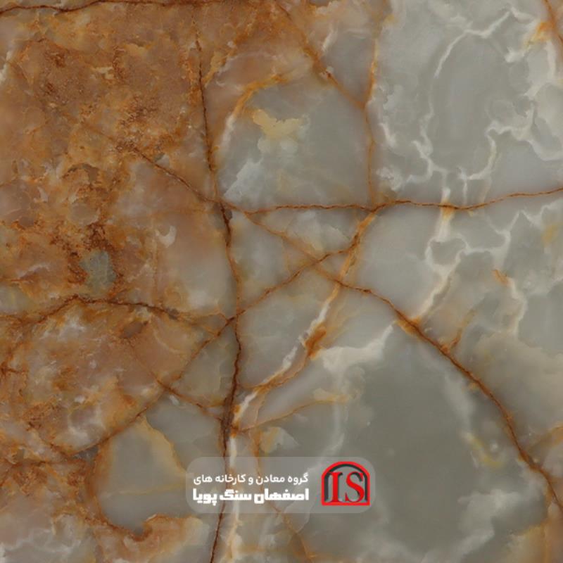 سنگ اسلب مرمر روشن خط دار