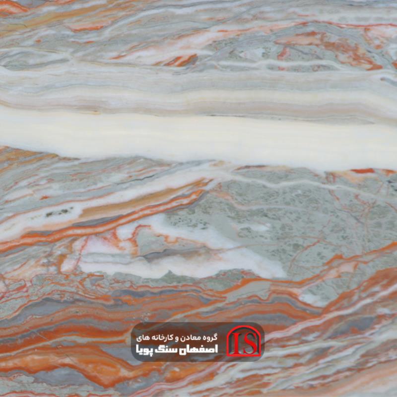 سنگ اسلب مرمر مولتی کالر