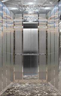 کابین تمام استیل نقره ای