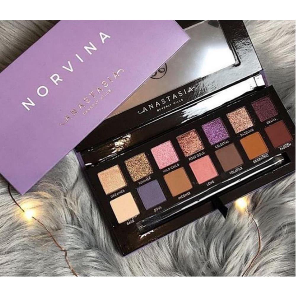 پالت سایه چشم آناستازیا مدل نوروینا Norvina