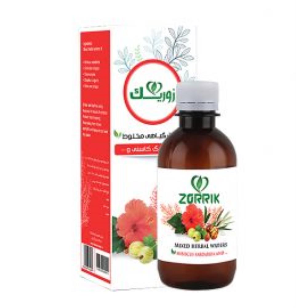 عرق گیاهی مخلوط چای ترش و برگ کاسنی زوریک عرقیات مخلوط گیاهی