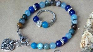 سرویس عقیق با رنگ بندی چاکرائی