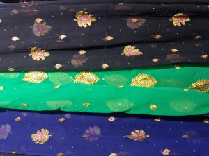 پارچه حریر طرح دار