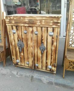 جا کفشی چوبی ساده