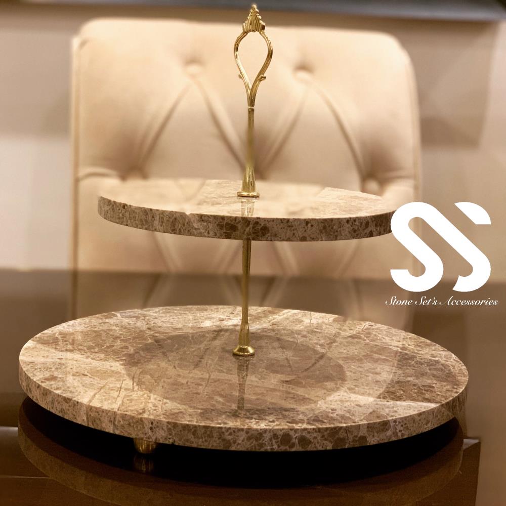 سینی دو طبقه سنگی امپرادور