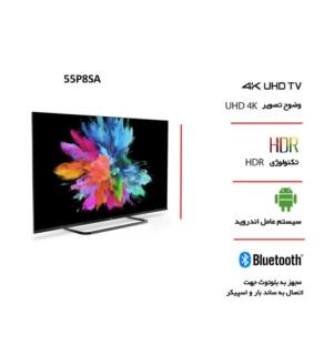 تلویزیون ال ای دی هوشمند تی سی ال مدل 55P8SA سایز 55 اینچ