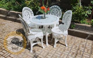 صندلی و میز باغی پلیمری طاووسی