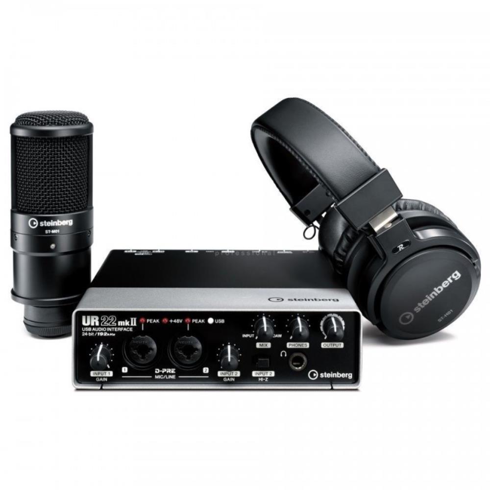 پکیج استودیویی Steinberg UR22mkii Recording Pack