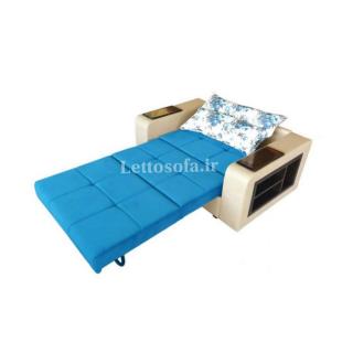 مبل تختخواب شو (مدل لوتوس یکنفره)