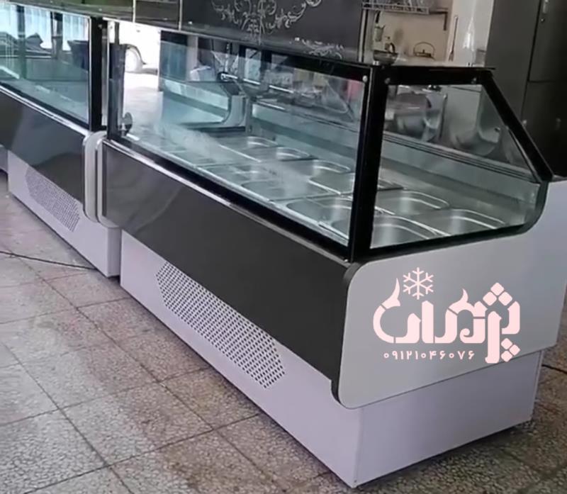 یخچال خوابیده پرده هوا