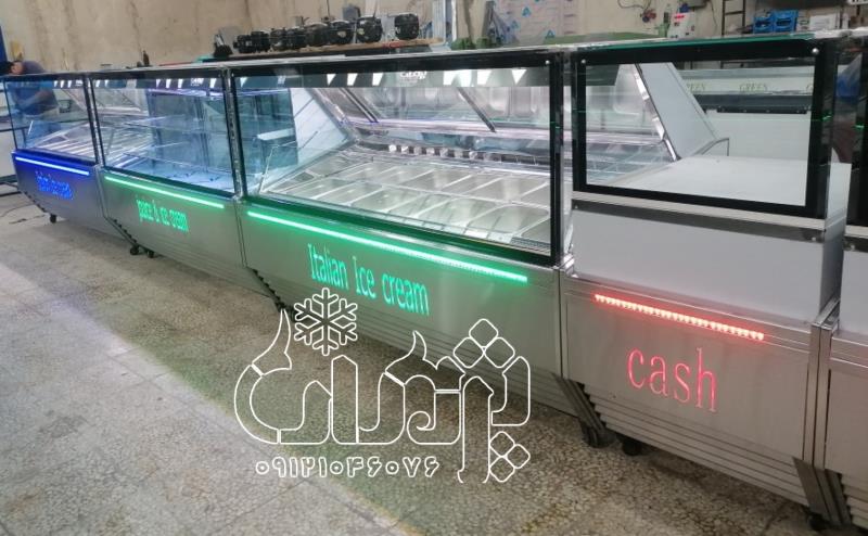 فروشنده یخچال بستنی صنایع برودتی پژمان