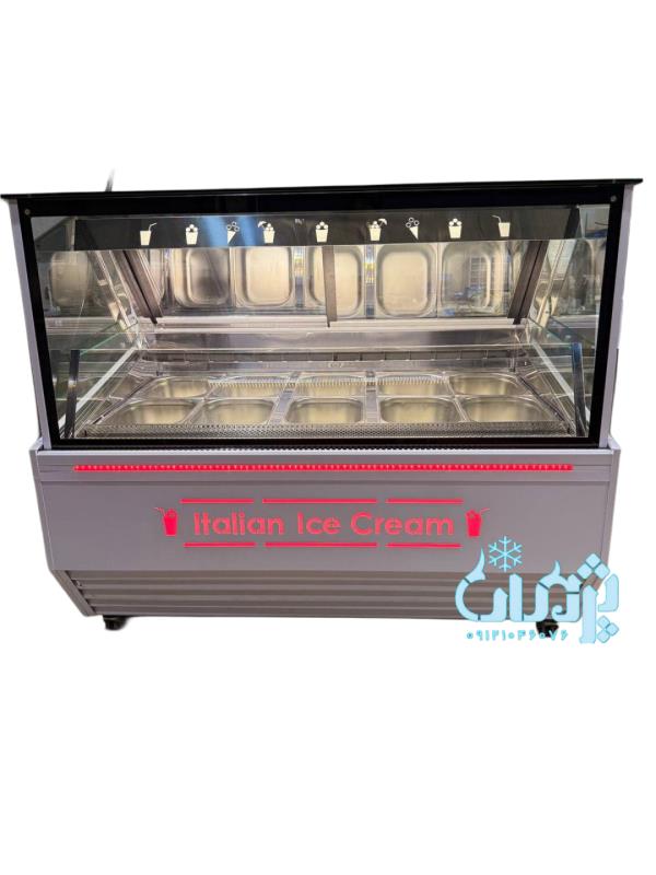 یخچال بستنی فروشی در صنایع برودتی پژمان