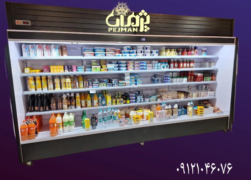 تولیدی یخچال ایستاده پرده هوا(یخچال روباز)