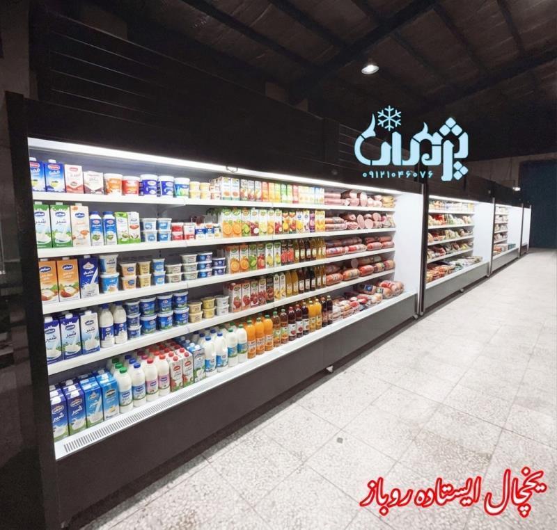 تولیدی یخچال ایستاده، پرده هوا، جزیره و قصابی و قنادی تاپینگ