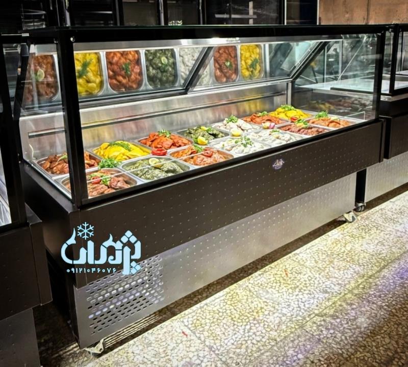 تولیدی یخچال ایستاده، پرده هوا، جزیره و قصابی و قنادی تاپینگ