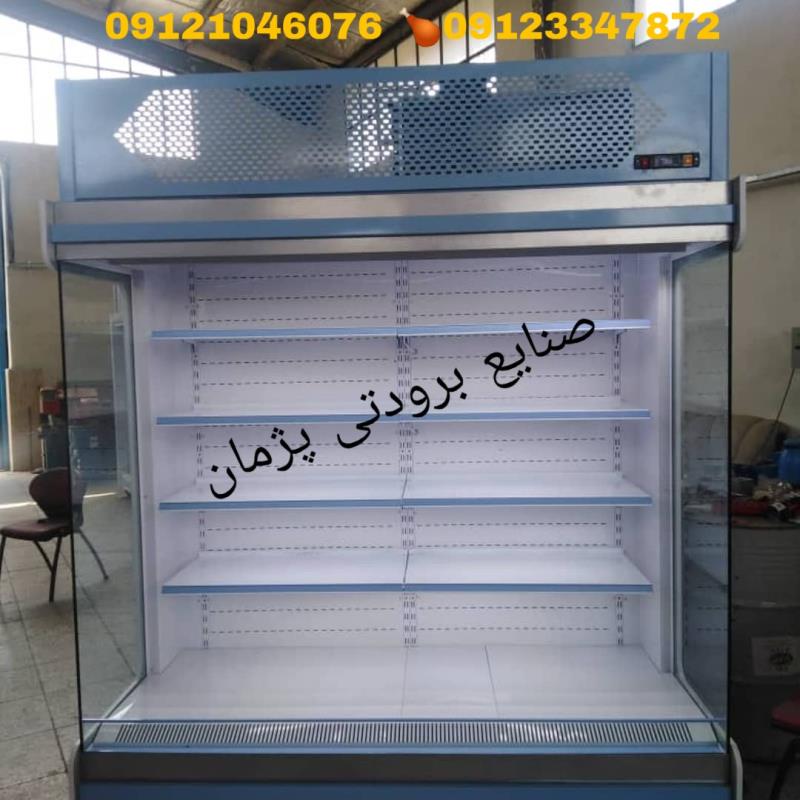 یخچال خوابیده پرده هوا