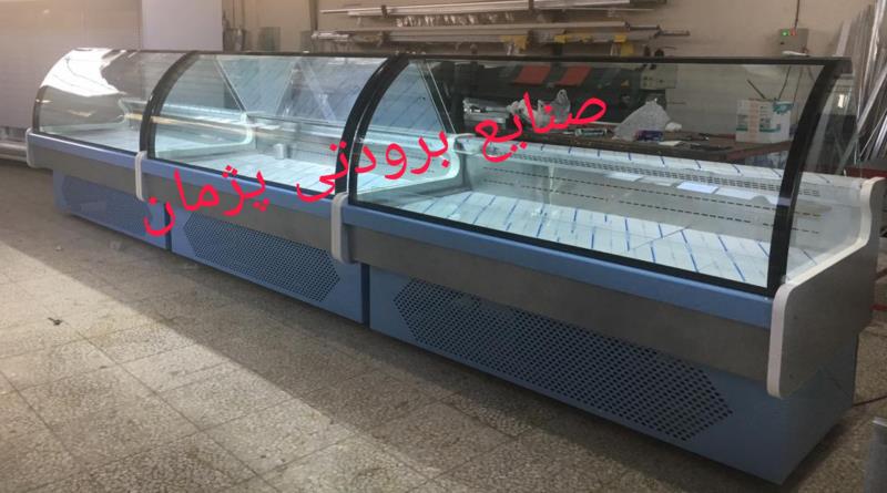 یخچال خوابیده پرده هوا