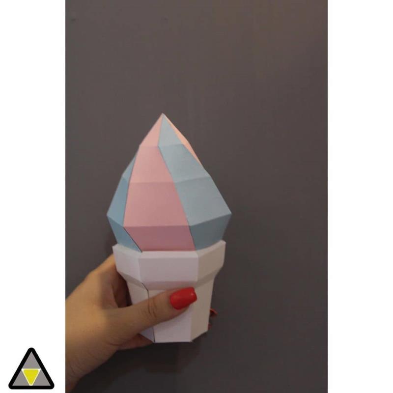 اوریگامی بستنی 15سانتی