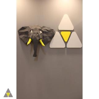 دیوارکوب اوریگامی فیل