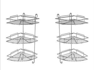 سه گوش کنج حمام استیل