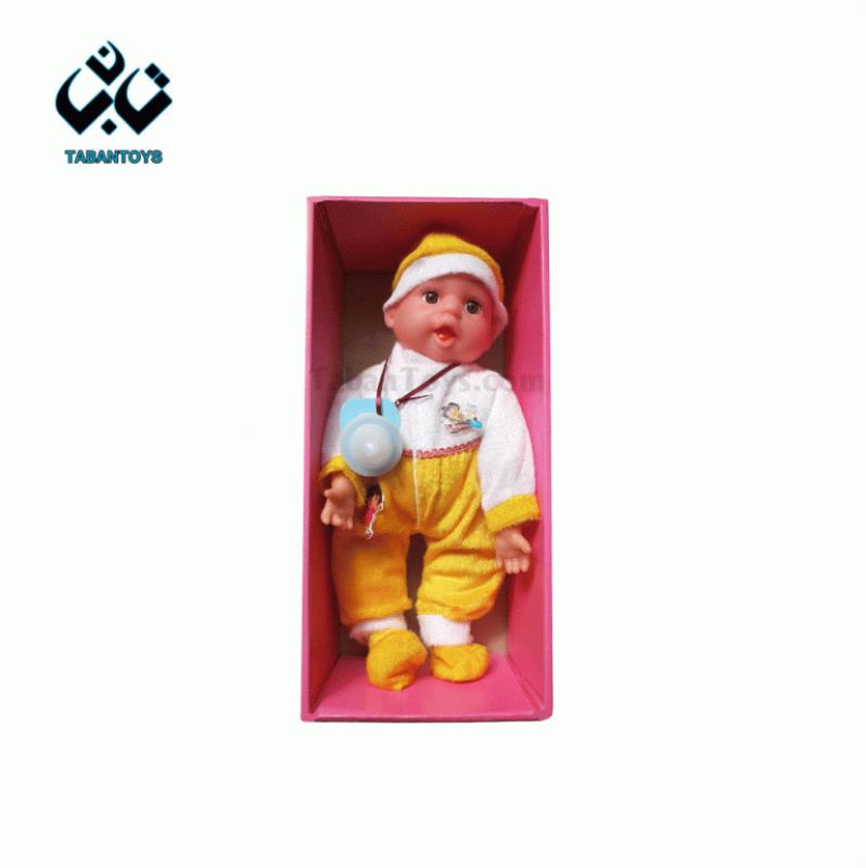 عروسک نوزاد لباس دار جعبه ای موزیکال